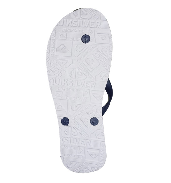 Chinelo Quiksilver Molokai New Omini Branco com Marinho - 5