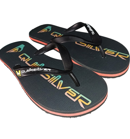 Chinelo Quiksilver Molokai New Wave Preto - 2