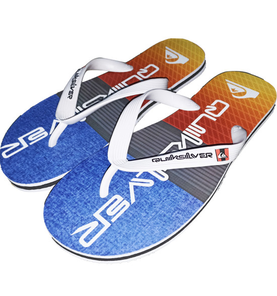 Chinelo Quiksilver Molokai Panel Stripe Laranja - 2