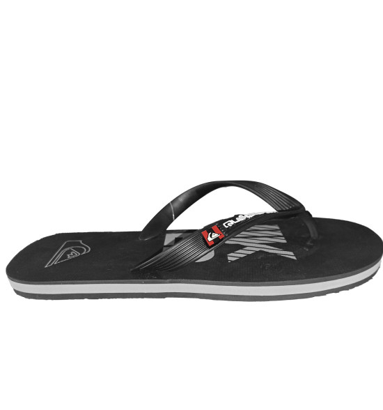 Chinelo Quiksilver Molokai Silver Transfer Preto - 3