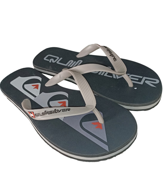 Chinelo Quiksilver Molokai Three Logo Preto - 2