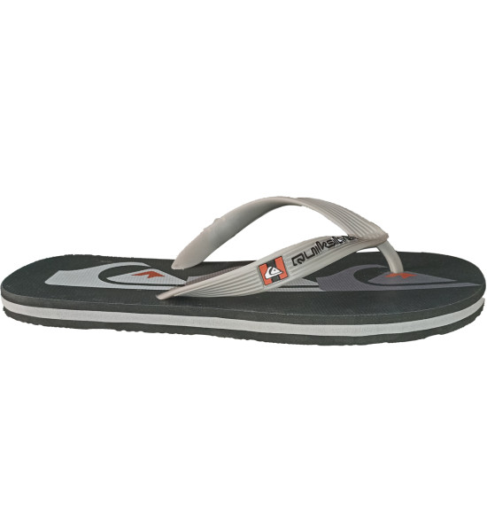 Chinelo Quiksilver Molokai Three Logo Preto - 3