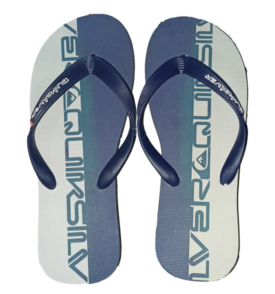 Chinelo Quiksilver Molokai Wordblock Marinho
