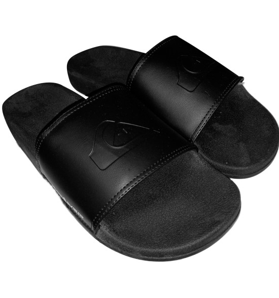 Chinelo Quiksilver Slide Wordmark Preto - 2