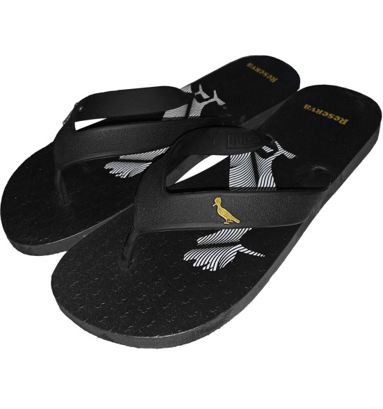 Chinelo Reserva Pica Pau Distortion Lines Original Preto - 2