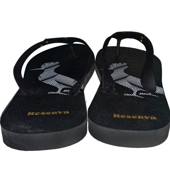 Chinelo Reserva Pica Pau Distortion Lines Original Preto - 4