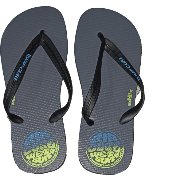 Chinelo Rip Curl Icons of Surf Charcoal - Conforto com a Alma do Surf