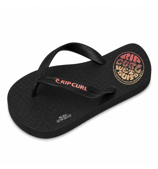 Chinelo Rip Curl Icons of Surf Black – Conforto, Durabilidade e Estilo Surfwear - 3