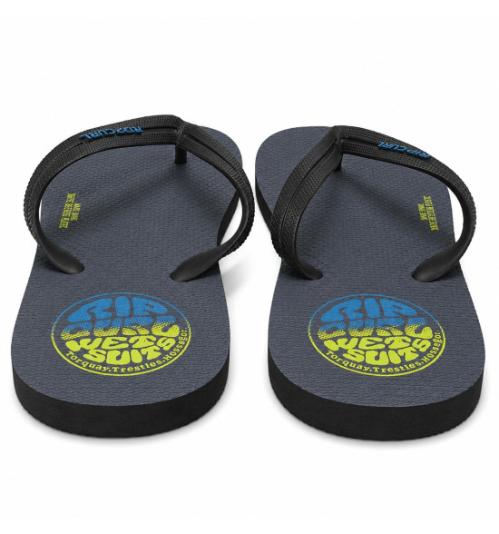 Chinelo Rip Curl Icons of Surf Charcoal - Conforto com a Alma do Surf - 4