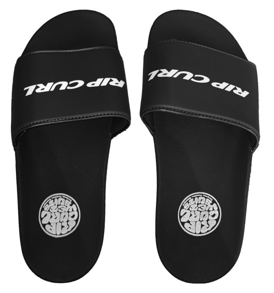 Chinelo Rip Curl Slide Icons Beach Black