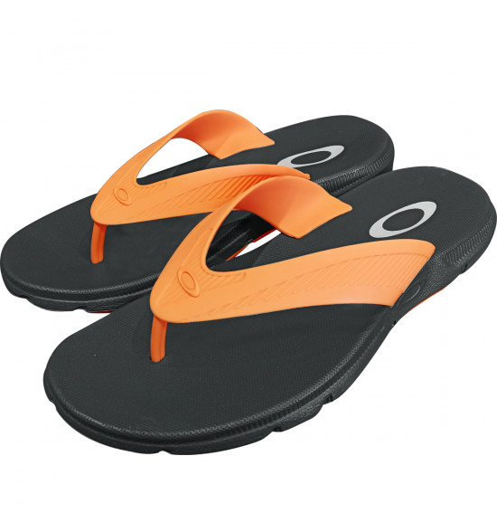 Chinelo Oakley Banks Black Orange