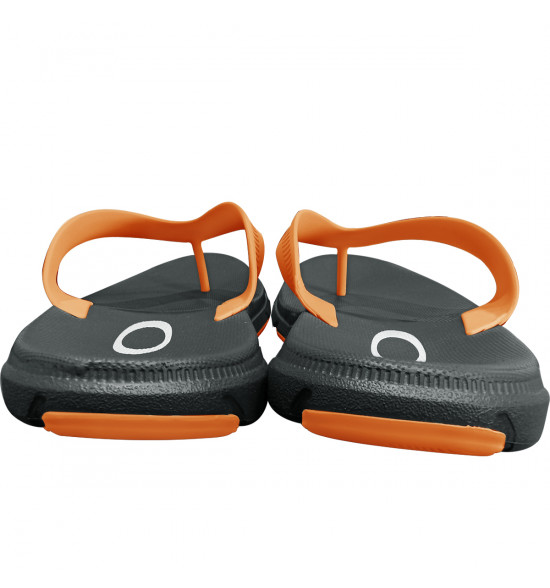 Chinelo Oakley Banks Black Orange - 4