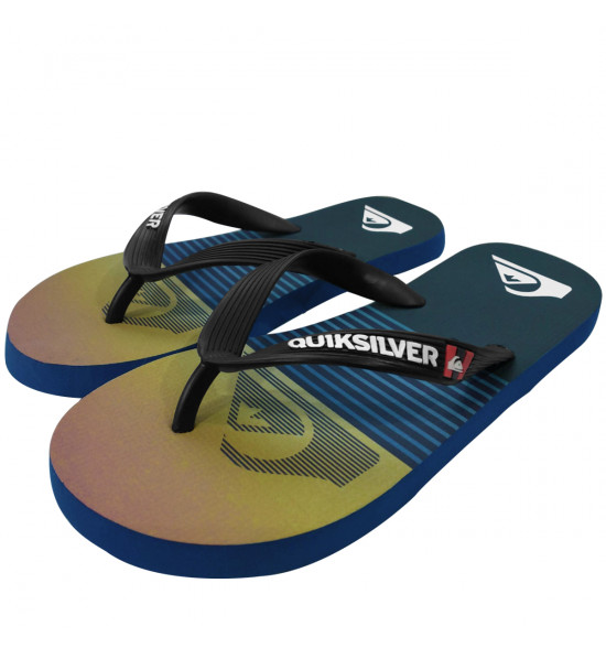 Chinelo Quiksilver Molokai Slab Stripe Marinho - 2