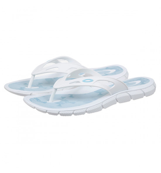 Chinelo Oakley Operative Print White - 3