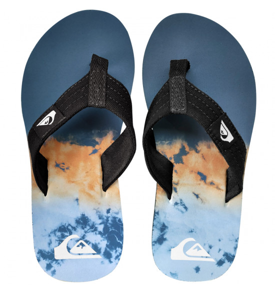 Chinelo Quiksilver Layback Slab Azul