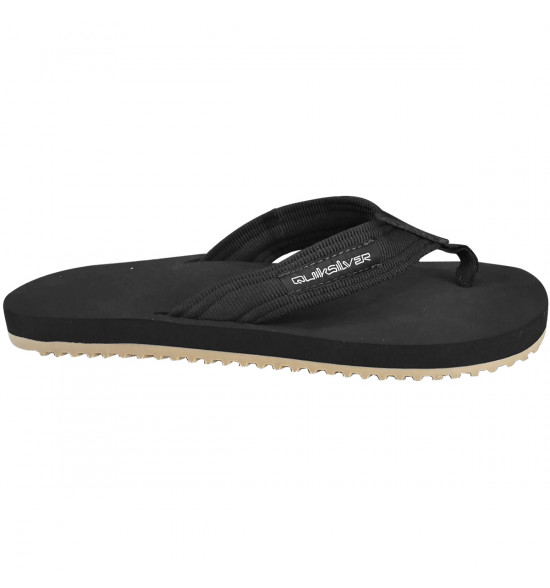 Chinelo Quiksilver Layback Gun Preto - 3
