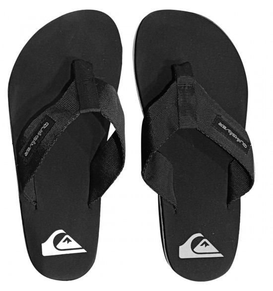 Chinelo Quiksilver Layback Omni Basic Preto