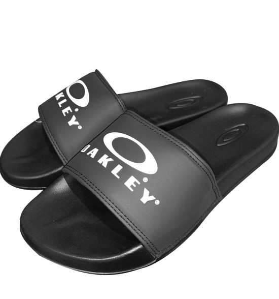Chinelo Oakley Malibu Bark Jet Black