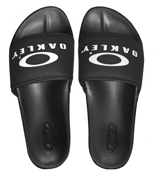 Chinelo Oakley Malibu Bark Jet Black - 2