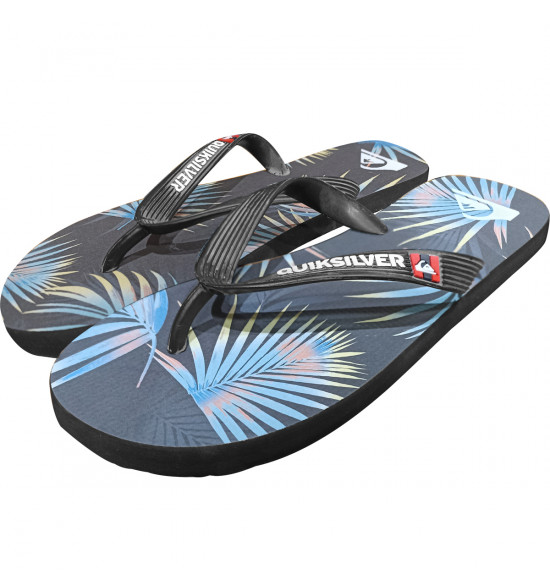 Chinelo Quiksilver Molokai Panel Preto - 2