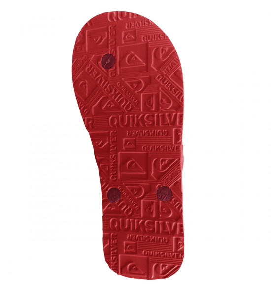 Chinelo Quiksilver Molokai Solid Vermelho - 5