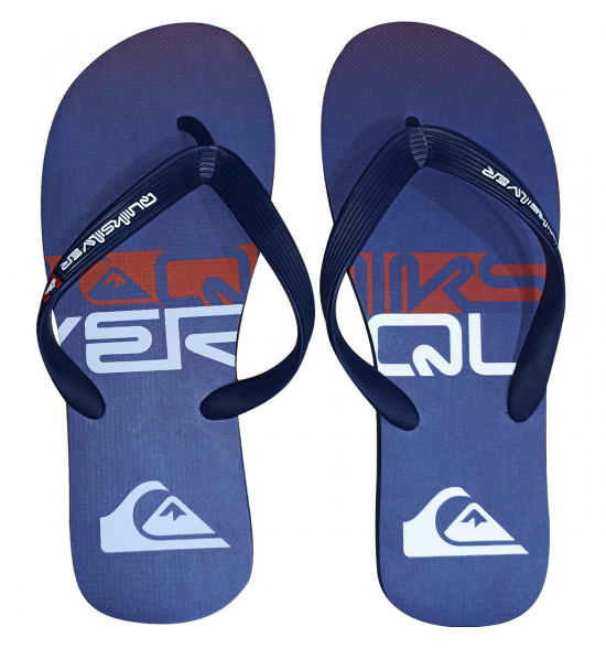 Chinelo Quiksilver Molokai Word Marinho