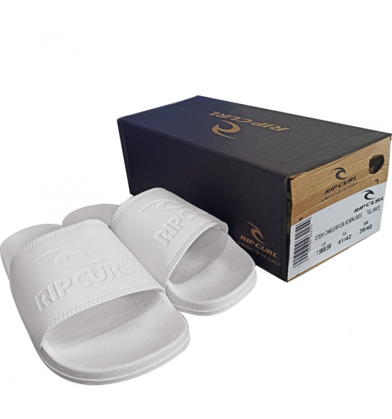 Chinelo Rip Curl New Logo Slide Full White - 6