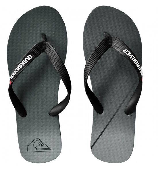 Chinelo Quiksilver Molokai New Wave Cinza Degradê