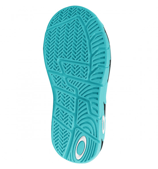 Chinelo Oakley Crowd Black Turquoise - 5