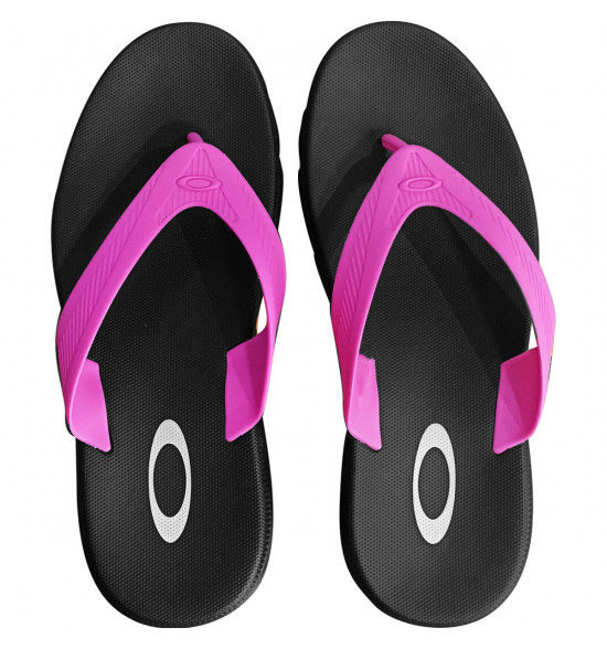 Chinelo Oakley Banks Black Pink - 2