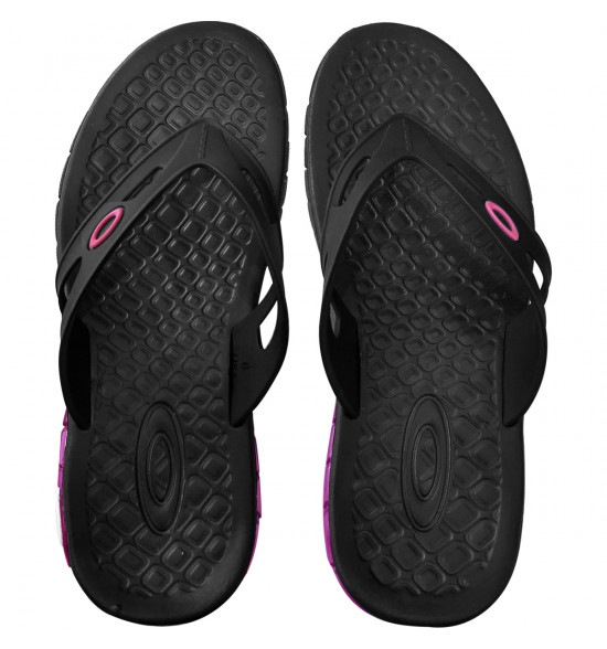 Chinelo Oakley Killer Point Black Pink - 2