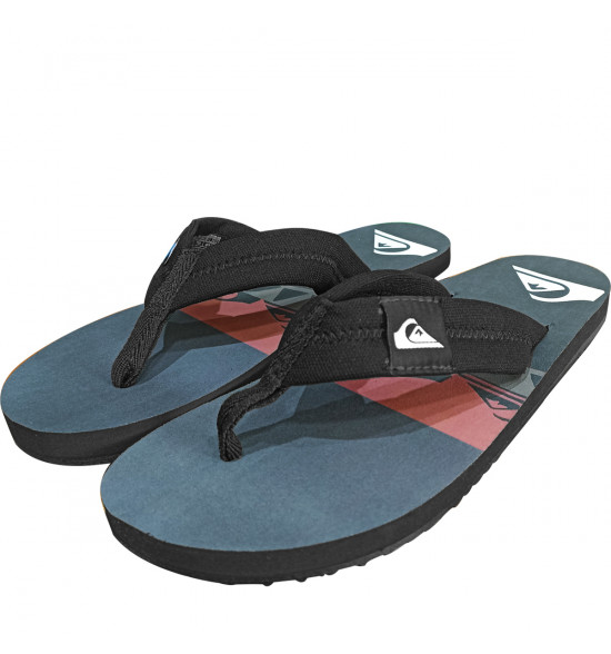 Chinelo Quiksilver Layback Grafic Preto - 2