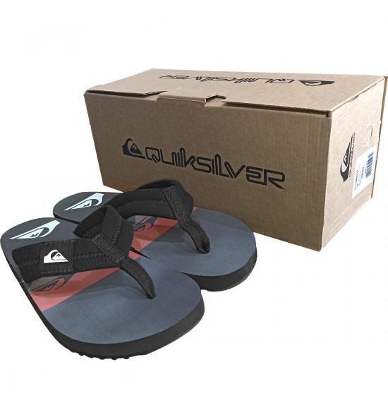 Chinelo Quiksilver Layback Grafic Preto - 6