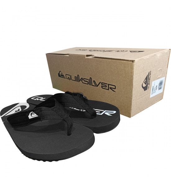 Chinelo Quiksilver Layback Signature Branco - 6