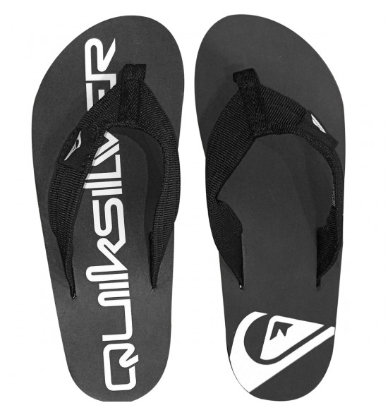 Chinelo Quiksilver Layback Signature Branco