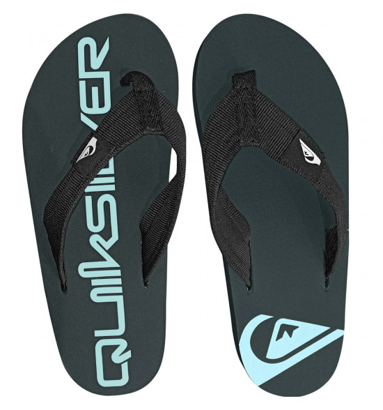 Chinelo Quiksilver Layback Signature Azul Claro