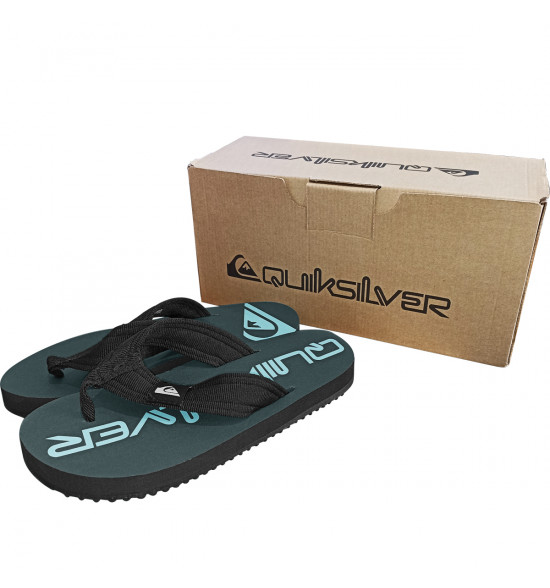 Chinelo Quiksilver Layback Signature Azul Claro - 6