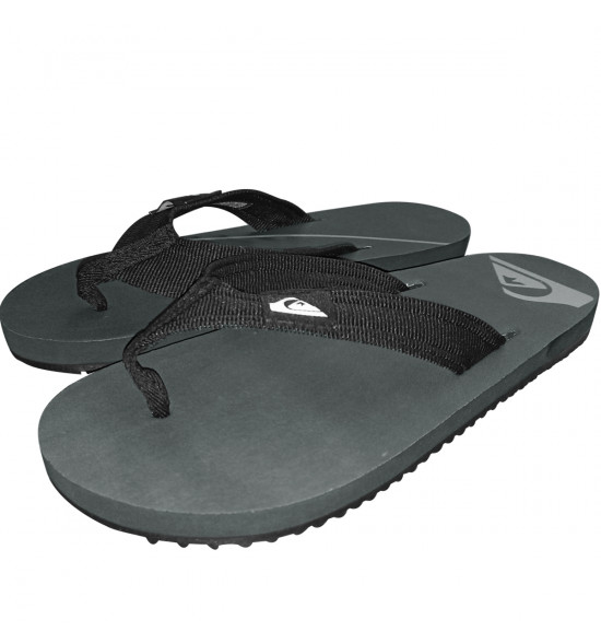 Chinelo Quiksilver Layback New Wave Preto - 2