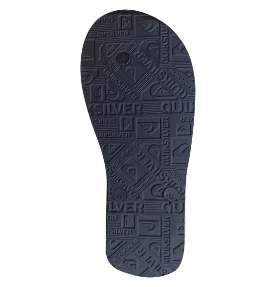 Chinelo Quiksilver Molokai Division Preto - 5