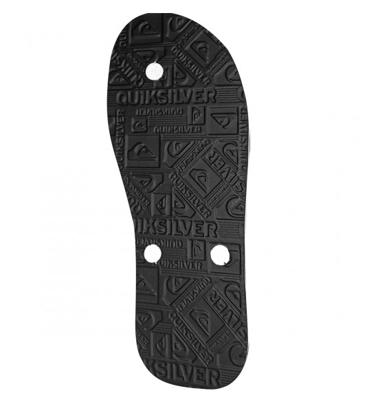Chinelo Quiksilver Molokai New Omini Preto e Branco - 5