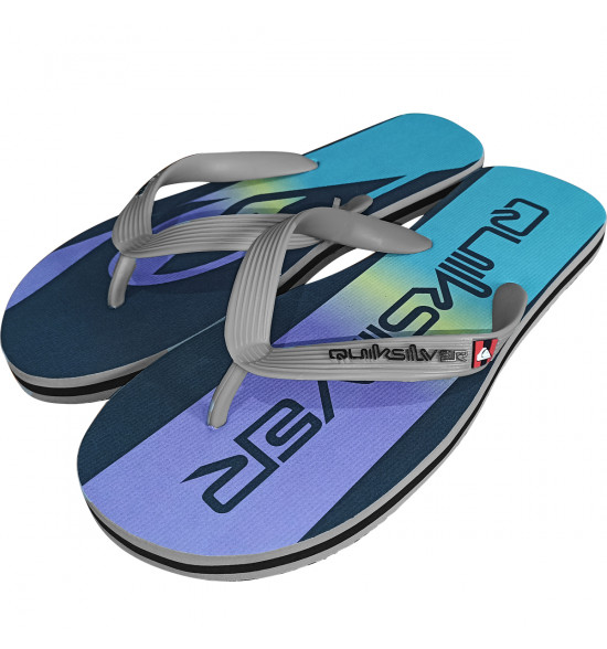 Chinelo Quiksilver Molokai Holmes Cinza Escuro - 2