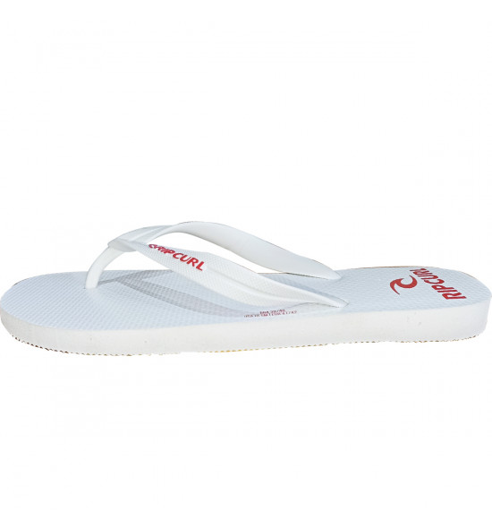 Chinelo Rip Curl Brand Logo White - 3