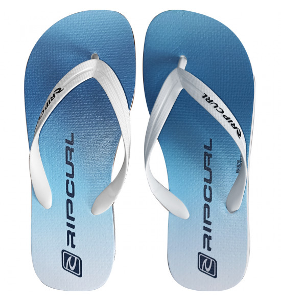 Chinelo Rip Curl Max Shock Degradê Blue e White