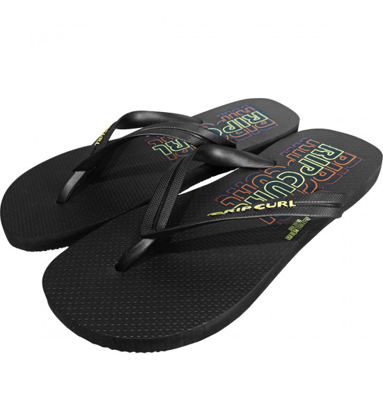 Chinelo Rip Curl Revival Black - 2