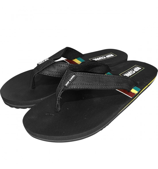 Chinelo Rip Curl Ripper Black Green - 2