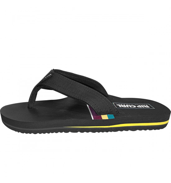 Chinelo Rip Curl Ripper Black Green - 3