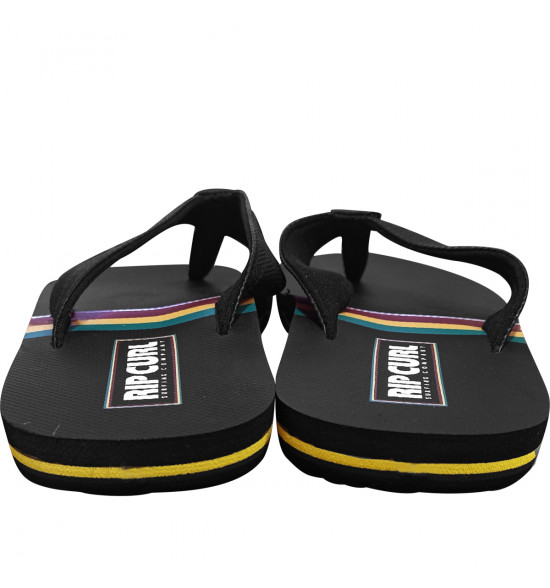 Chinelo Rip Curl Ripper Black Green - 4