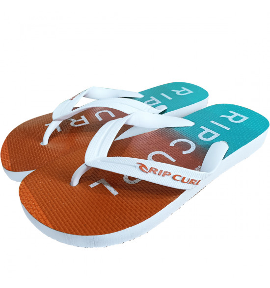 Chinelo Rip Curl Side Panel Multicor Laranja e Azul - 2