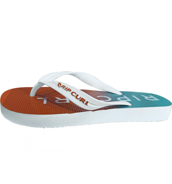 Chinelo Rip Curl Side Panel Multicor Laranja e Azul - 3