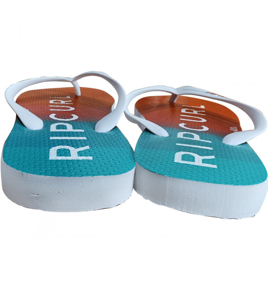 Chinelo Rip Curl Side Panel Multicor Laranja e Azul - 4
